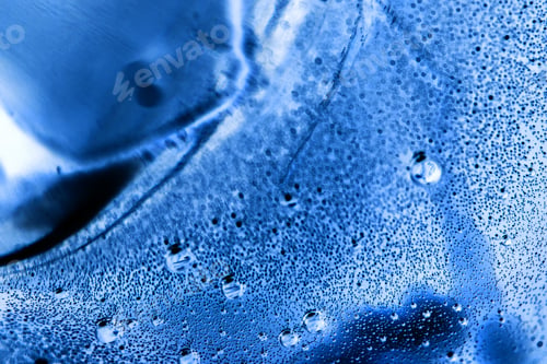Preview: Abstract Underwater Composition With Bubbles, Lines And Light