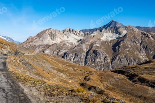 Preview: Alpine Landscape Of The French Alps, Val D'Isere In The Provence Alpes, France.