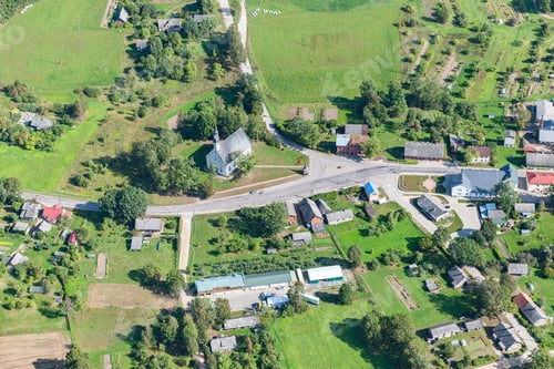 Preview: Aerial View Over The Matisi Parish (Latvia)