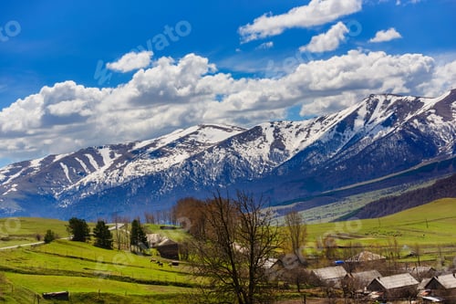 Preview: Lermontovo Village And Beautiful Mountain Landscape, Armenia