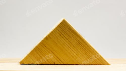 Preview: Wooden Geometrical Pieces - Details And Texture