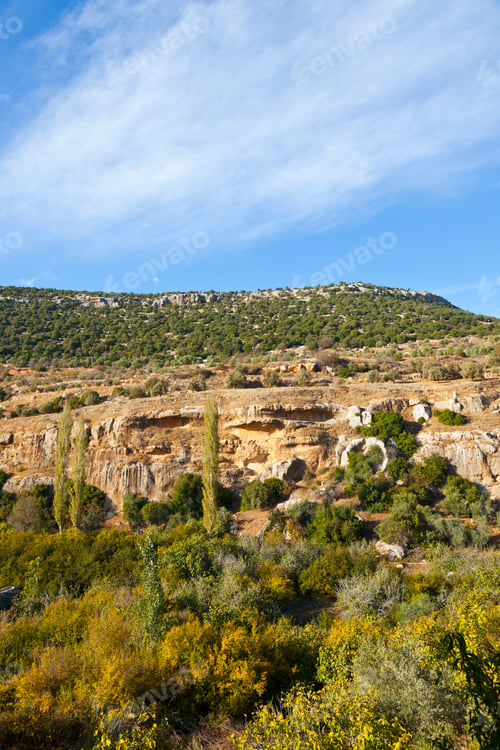 Preview: Ajloun Valley Landscape In Jordan In The Middle East Of Asia