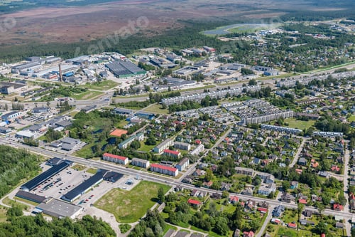 Preview: Aerial View Over The Parnu City In Estonia