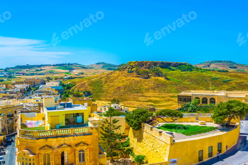 Preview: View Of The Il-Kastell Citadel In Victoria, Gozo, Malta