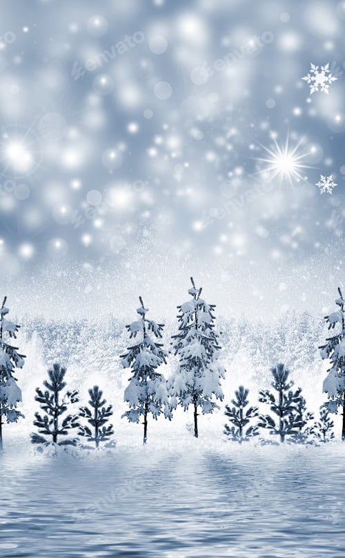 Preview: Winter Forest. Winter Landscape.