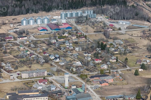 Preview: Aerial View Over The Small Parish And River