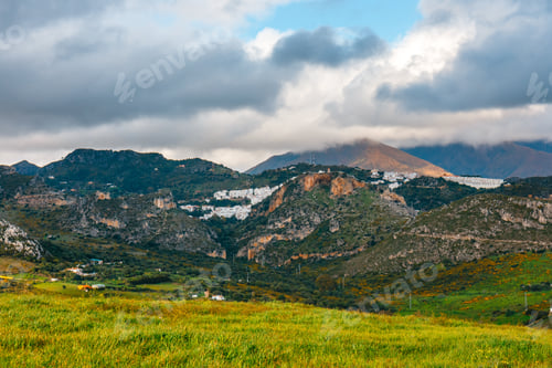 Preview: Beautiful Landscape Of Sierra Crestelina In Andalusia, Spain