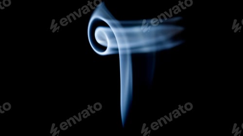 Preview: Abstract Background With Graphic Shapes. Color And Smoke