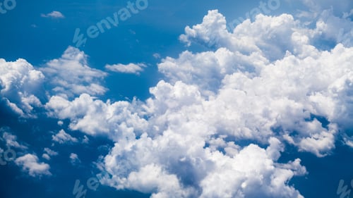 Preview: Beautiful, Dramatic Clouds And Sky Viewed From The Plane. High Resolution And Quality