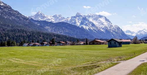 Preview: View From Wallgau - Bavaria - Wetterstein Mountains