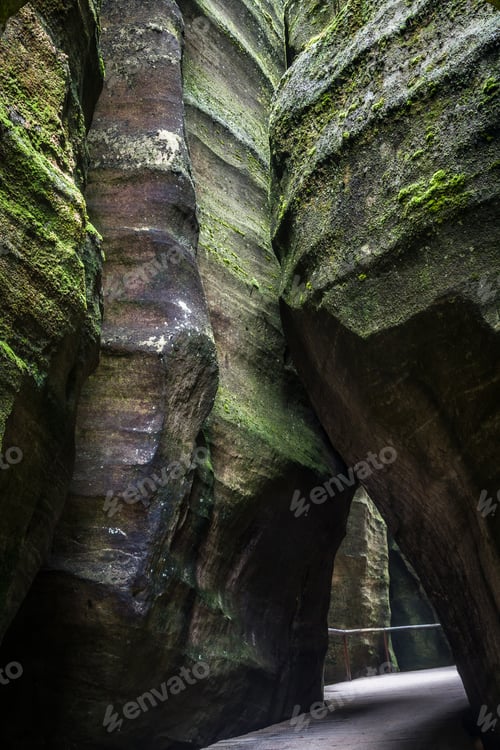Preview: National Park Of Adrspach-Teplice Rocks. Rock Town. Czech Republic