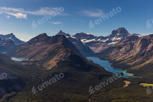 Preview: Marvel Lake And Mount Assiniboine Aerial