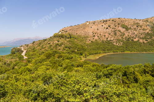 Preview: View Of The Mountains And Lagoon Butrint, South Albania