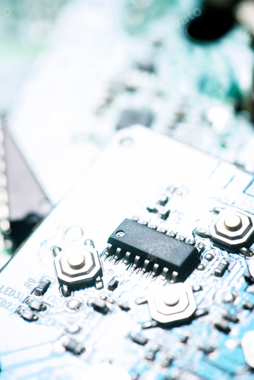 Preview: Close-Up Of An Integrated Circuits.