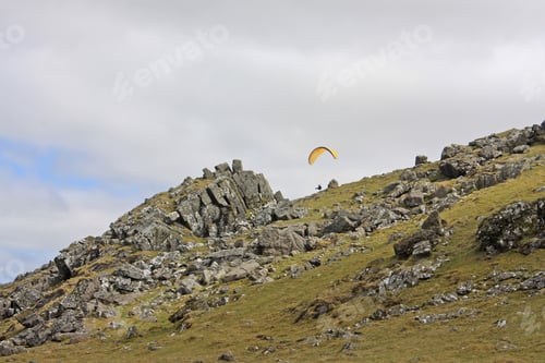 Preview: Paragliders Above Dartmoor