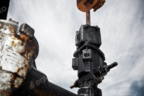 Preview: Oil Well In Ayoluengo De La Lora, Burgo Province, Castilla Leon, Spain.