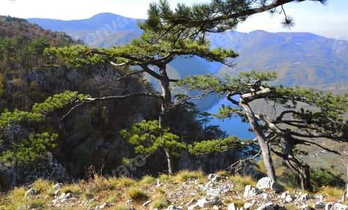 Preview: Beautiful View From The Mountain To The Lake