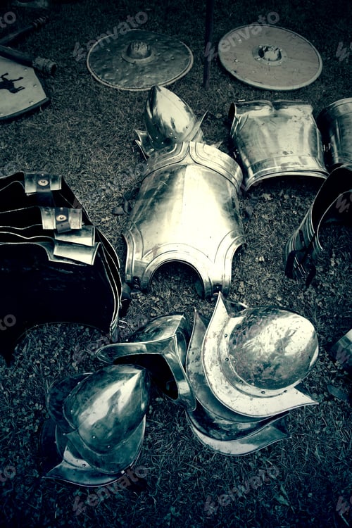 Preview: Ancient Armor Medieval Medieval Detail Of Ancient Art, War And Destruction