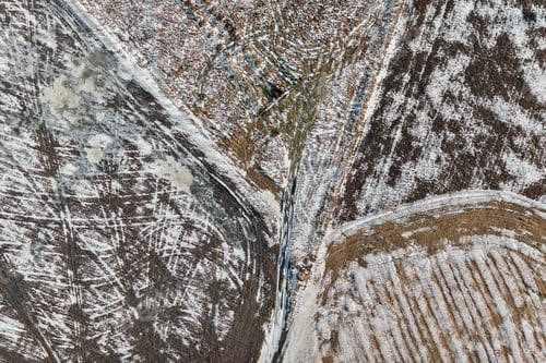 Preview: Aerial View Over The Rural Fields