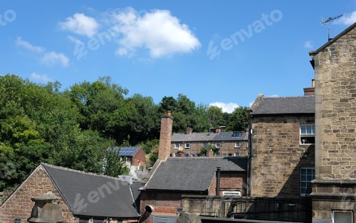 Preview: Scene From Cromford Village , Derbyshire, Uk