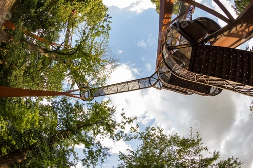 Preview: Impressive Tree House In Royal Kew Gardens, London, Uk