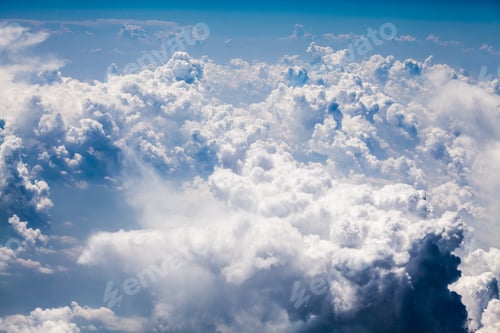 Preview: Beautiful, Dramatic Clouds And Sky Viewed From The Plane. High Resolution And Quality