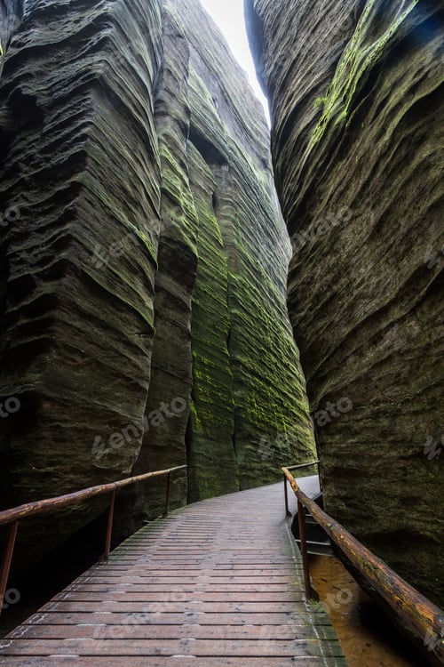 Preview: National Park Of Adrspach-Teplice Rocks. Rock Town. Czech Republic