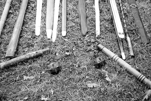 Preview: Medieval Weapons, Detail Of Antique Weapons, Medieval War, Pain And Death