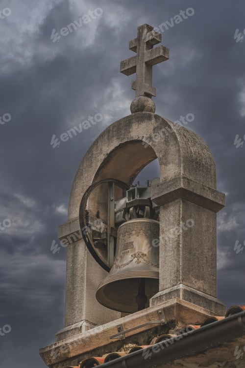 Preview: Close Up Of A Bell Tower In Kotor Old Town, Montenegro