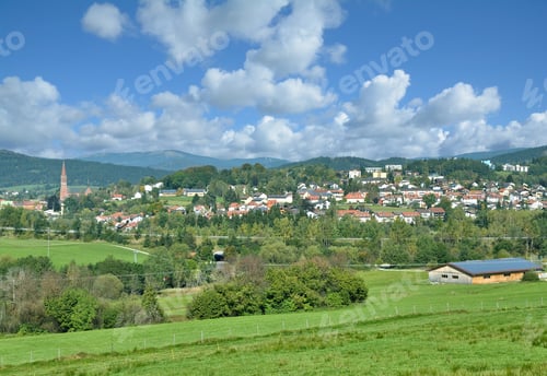 Preview: Town Of Zwiesel In Bavarian Forest,Bavaria,Germany