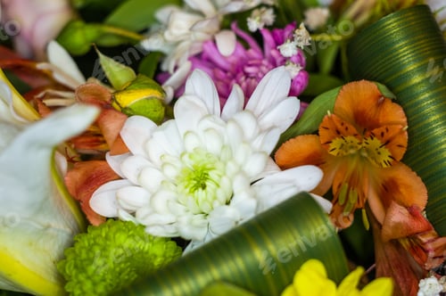 Preview: Beautiful Gift Bouquet Of Various Colorful Decorative Summer Flowers
