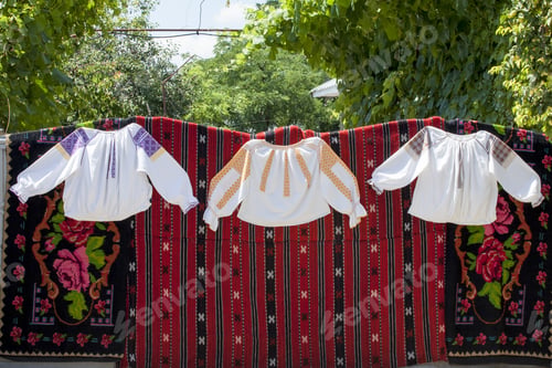 Preview: Romanian Traditional Blouse - Textures And Traditional Motifs