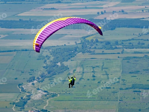Preview: Paraglider Flying At Sopot, Bulgaria