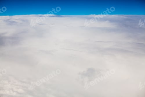 Preview: Beautiful, Dramatic Clouds And Sky Viewed From The Plane