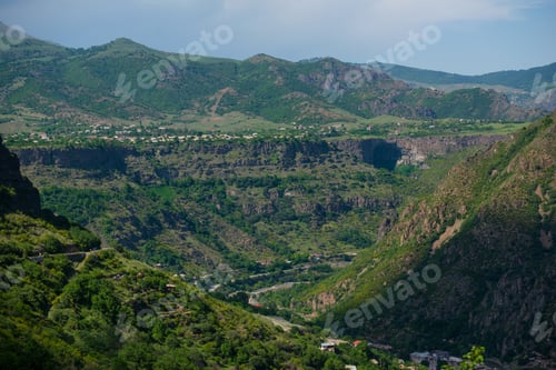 Preview: Amazing Nature Landscape With Canyon And Settlements, Armenia