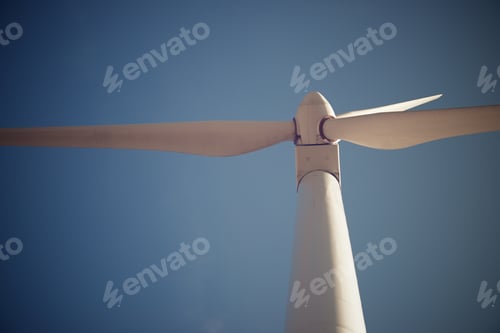 Preview: Windmill For Electric Power Production, Zaragoza Province, Aragon, Spain.