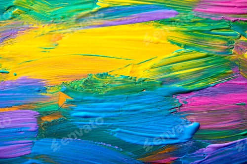 Preview: Abstract Art Background. Hand-Painted