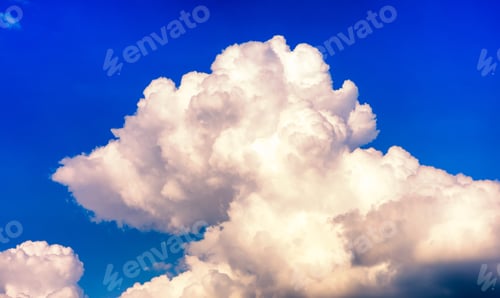 Preview: Beautiful Storm Cloud Formation On Blue Sky