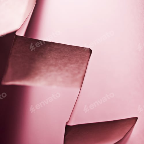 Preview: Colorful Paper Shapes With Paper Background