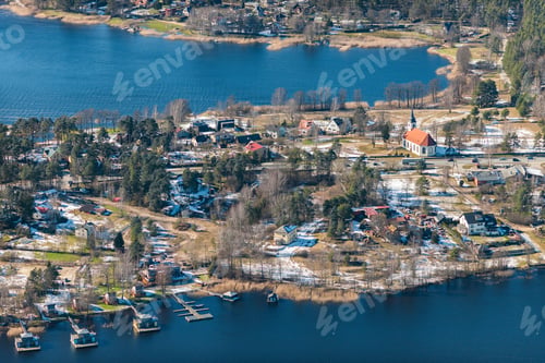 Preview: Aerial View Over The Baltezers Lake (Latvia)