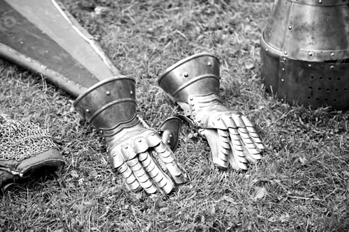 Preview: Medieval Armor, Hands, Detail Of Part Of An Ancient War Armor, Gloves