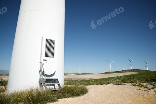 Preview: Windmills For Electric Power Production, Zaragoza Province, Aragon, Spain