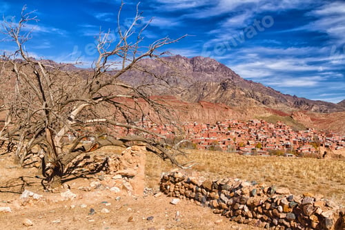 Preview: Mountains Near Abyaneh Village In Central Part Of Iran. Unesco World Heritage Site.