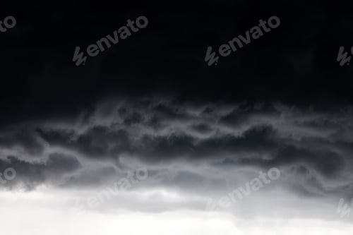 Preview: Dark And Dramatic Storm Clouds Area Background