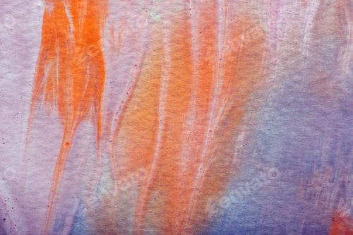 Preview: Abstract Painted Texture Background in Orange, Purple, and Blue