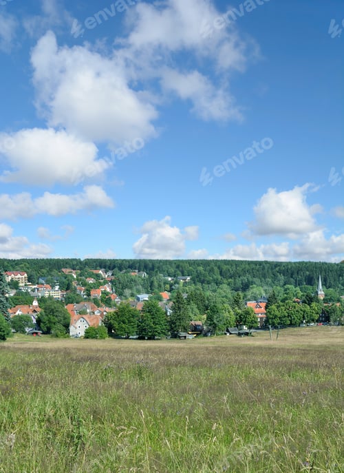 Preview: Popular Village Of Braunlage In Harz Mountain,Lower Saxony,Germany