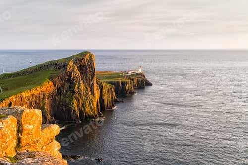 Preview: Neist Point Lighthouse On The Isle Of Skye, Scotland, United Kingdom