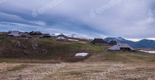 Preview: Velika Planina Meadow On A Cloudy Day In Slovenia