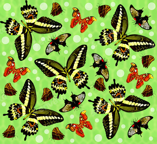 Preview: Background Of Butterflies