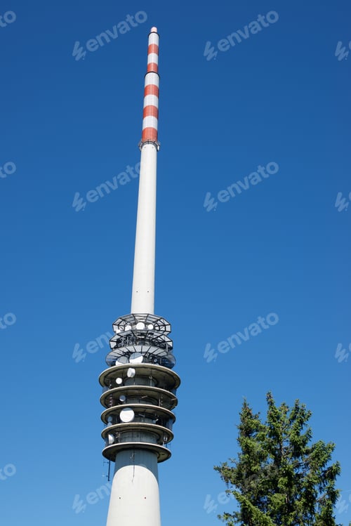 Preview: Telecommunications Tower In Black Forest, Germany.